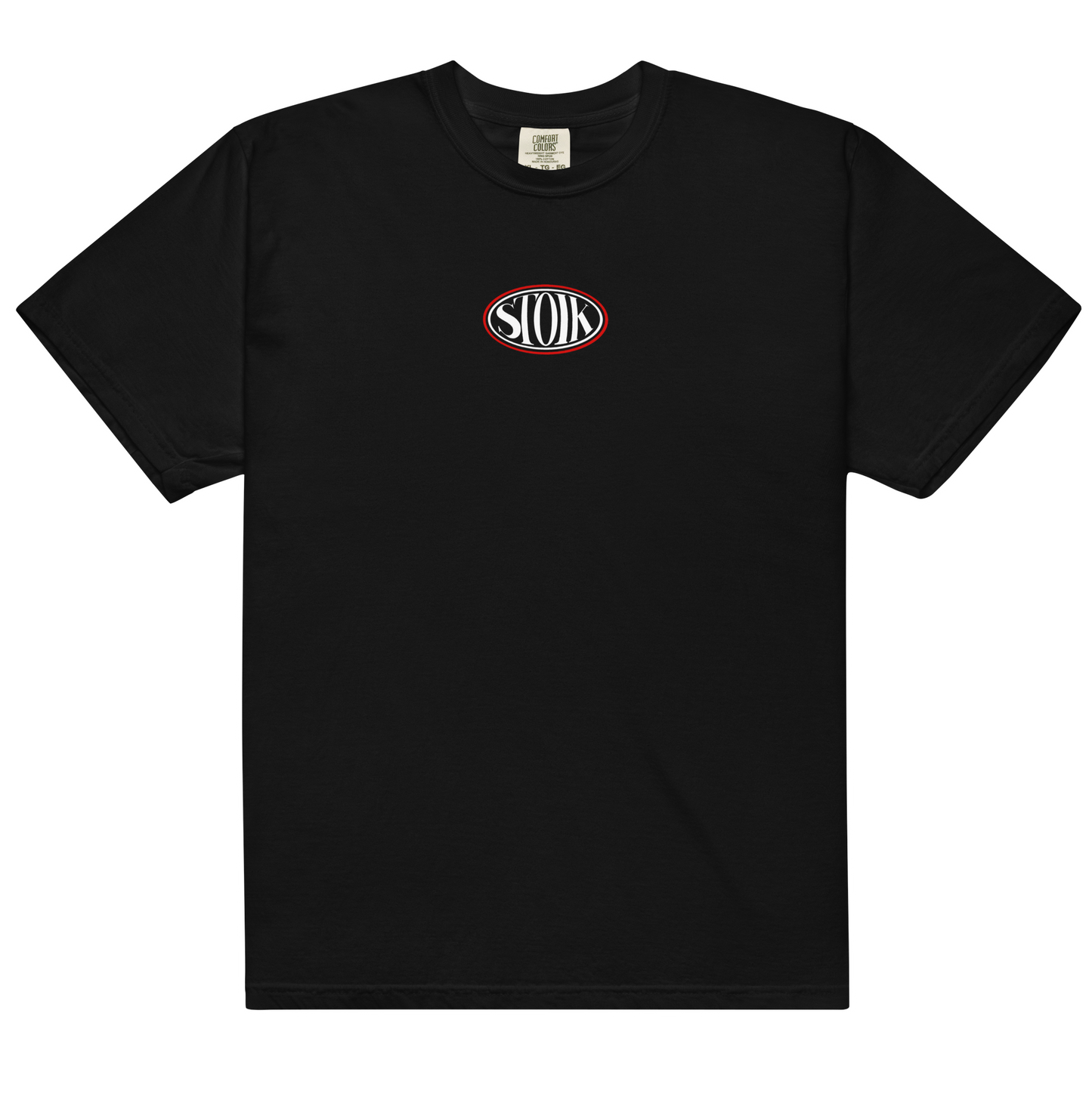 STOIK Red Logo Premium Heavy-weight T-Shirt